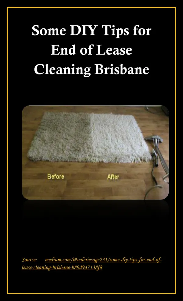 Tips for End of Lease Cleaning in Brisbane
