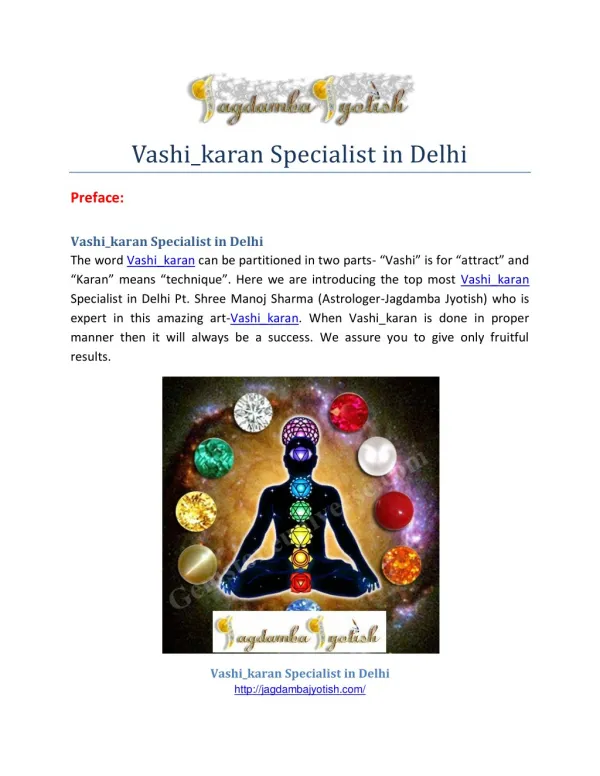 Vashi karan Specialist in Delhi Best Astrologers