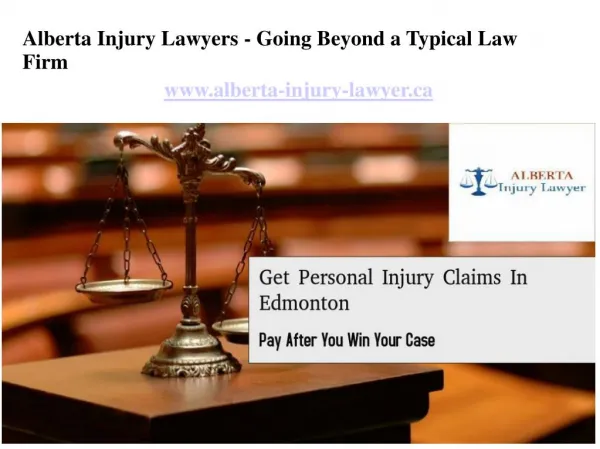 Alberta Injury Lawyer Free Consultation