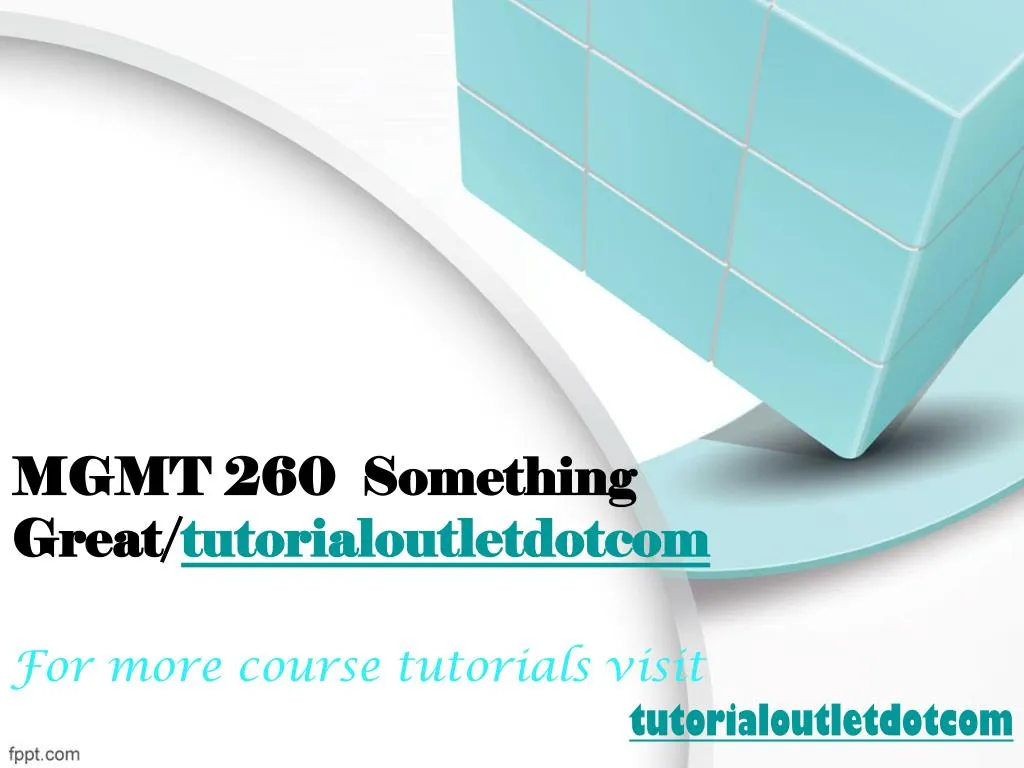 mgmt 260 something great tutorialoutletdotcom