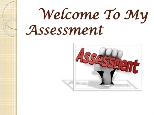 Assessment 1