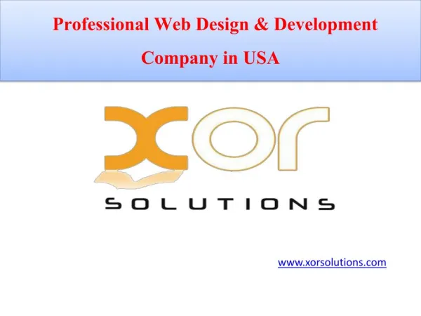 Hire Best Responsive Designing Company in USA