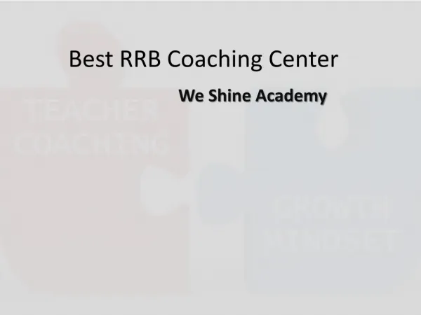 Scientific Approach of Coaching – We Shine Academy