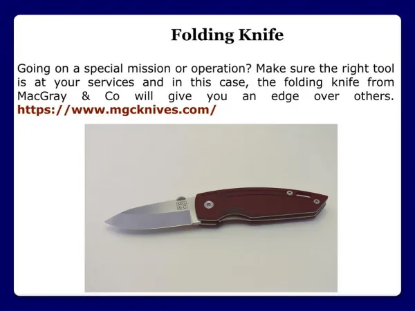 American Made Kitchen Knives