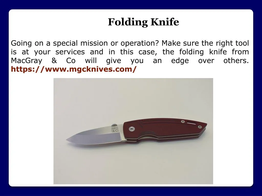 folding knife