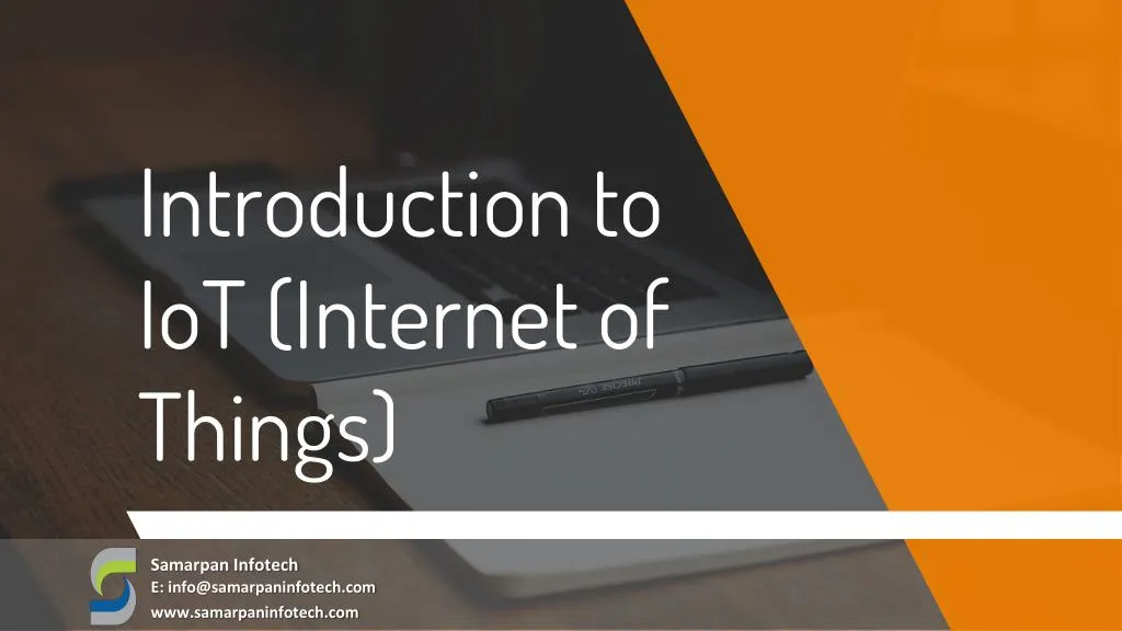 introduction to i o t internet of things
