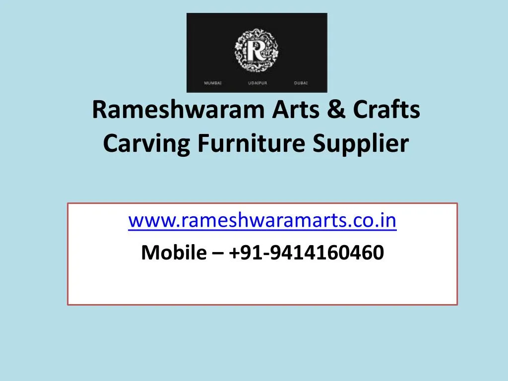 rameshwaram arts crafts carving furniture supplier
