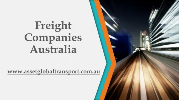 Freight Companies Australia