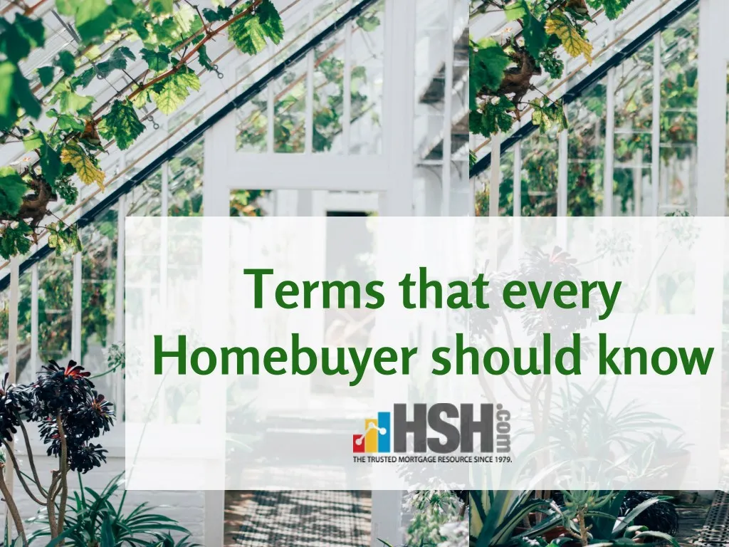 terms that every homebuyer should know