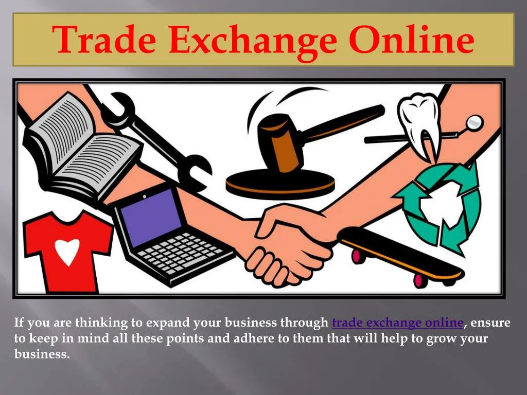 trade exchange online