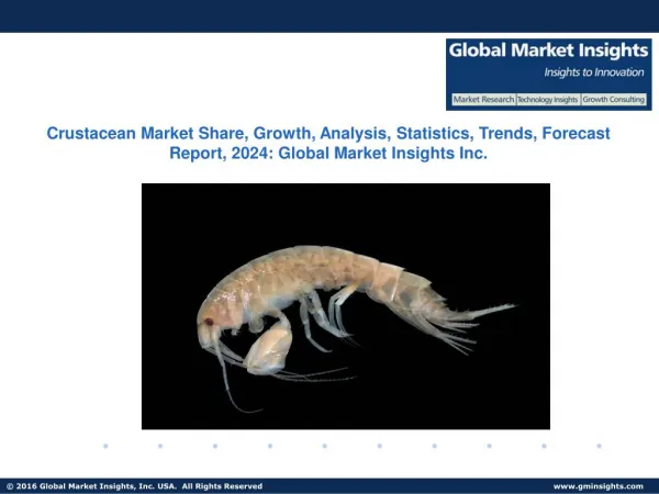 Crustacean Industry Share, Growth, Analysis, Statistics, Trends, Forecast Report, 2024