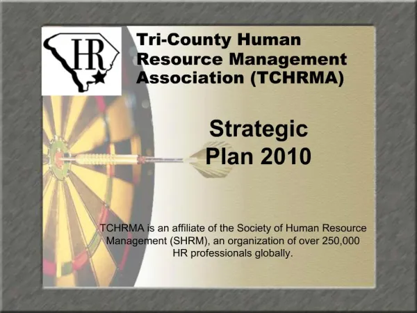 Tri-County Human Resource Management Association TCHRMA