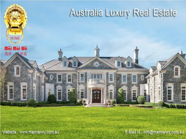 Australia Luxury Real Estate