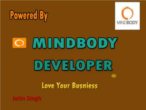 Mindbody developer