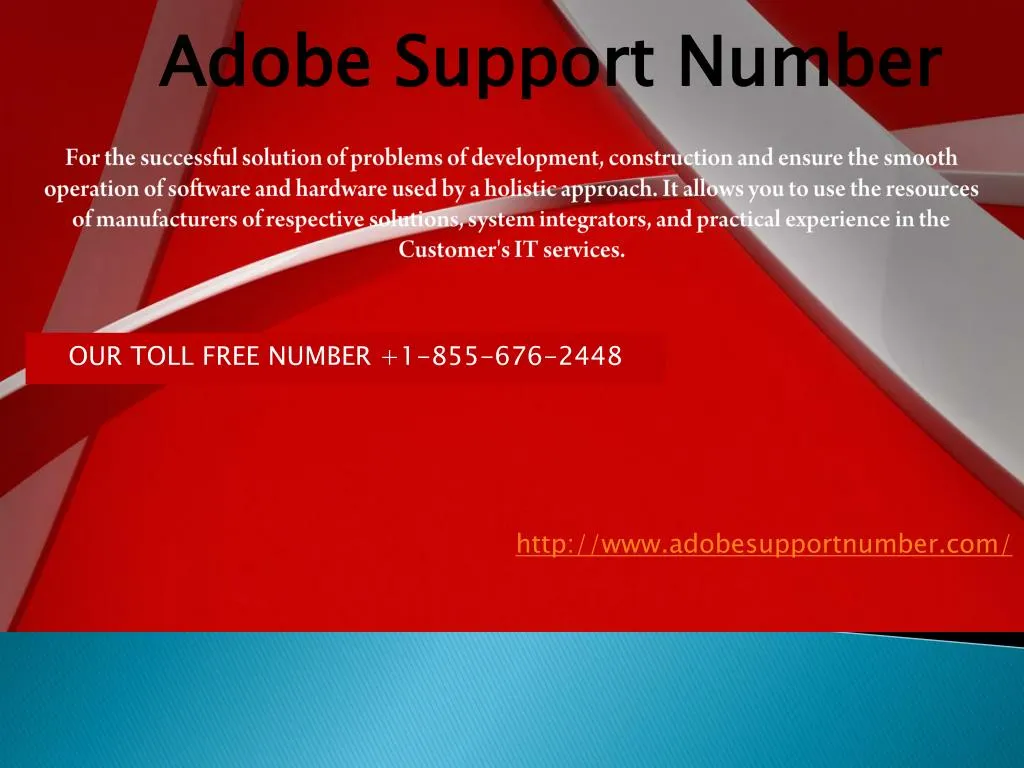 adobe support number