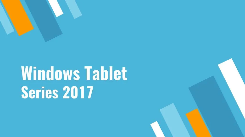 windows tablet series 2017
