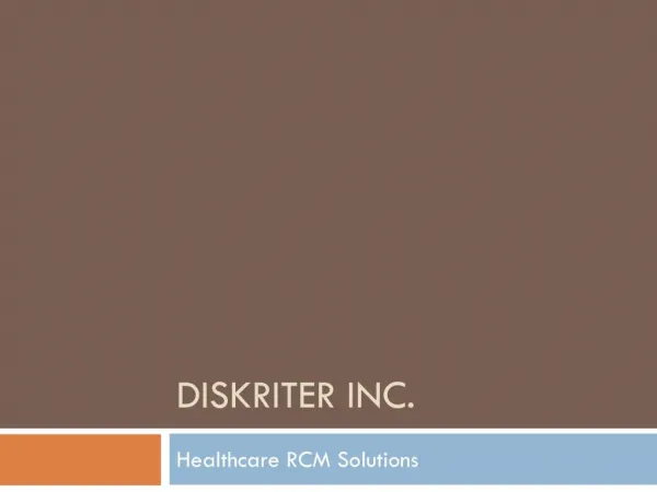 RCM Services Provider