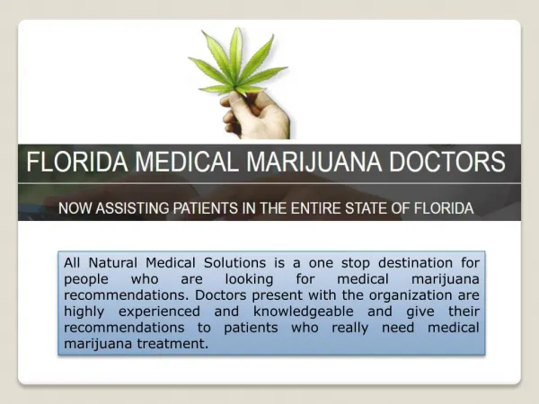 Florida Medical Marijuana Dispensaries
