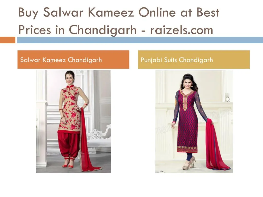 buy salwar kameez online at best prices in chandigarh raizels com