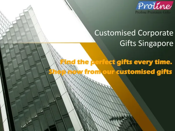 Customised Corporate Gifts Singapore