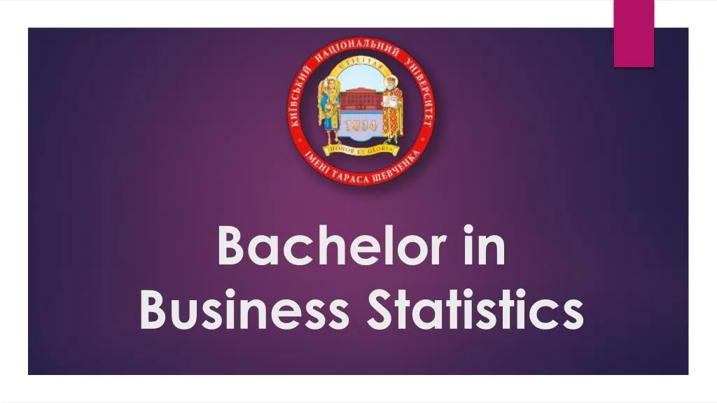 bachelor in business statistics
