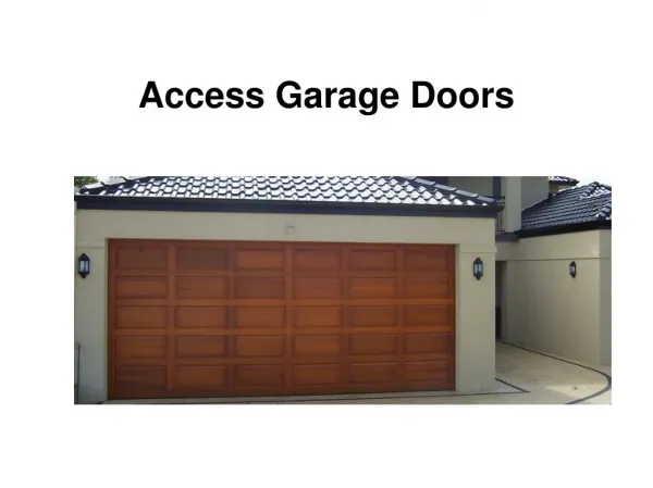 Get the Best Garage Doors in Langwarrin South!