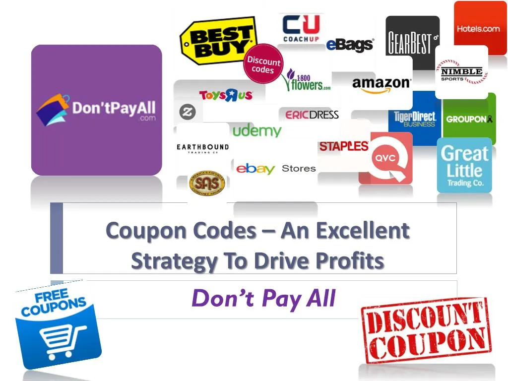 coupon codes an excellent strategy to drive profits