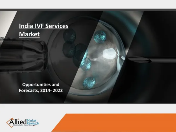 India IVF Services Market - Opportunity Analysis and Industry Forecast, 2014-2022