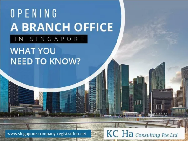 Requirements for Singapore Branch Registration