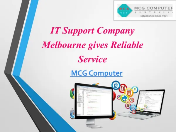 IT Support Company Melbourne gives Reliable Service