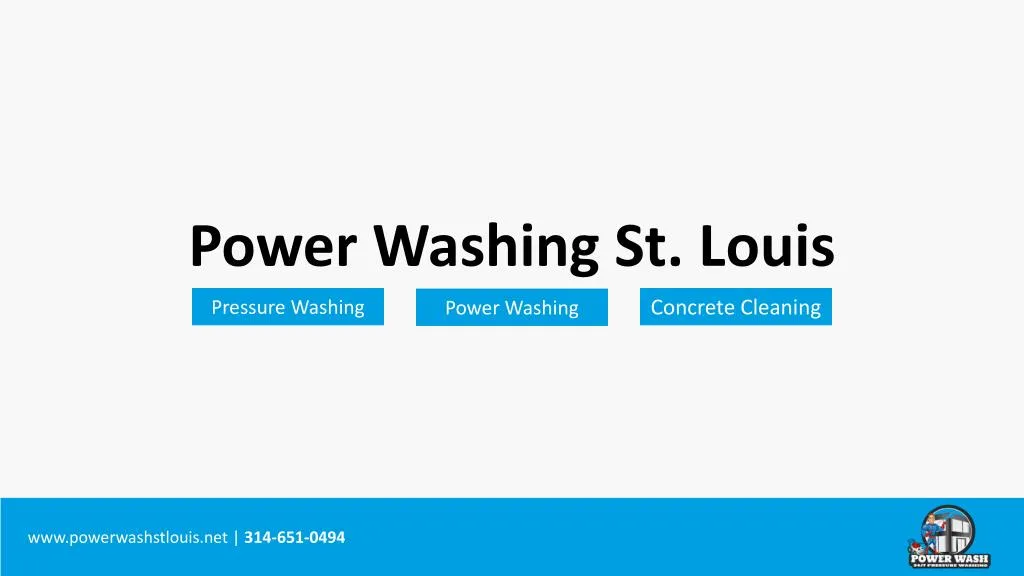 power washing st louis