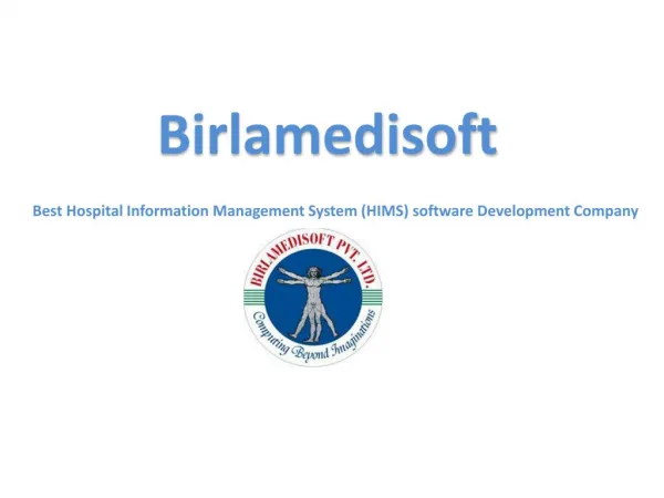 Birlamedisoft Offer Healthcare Software