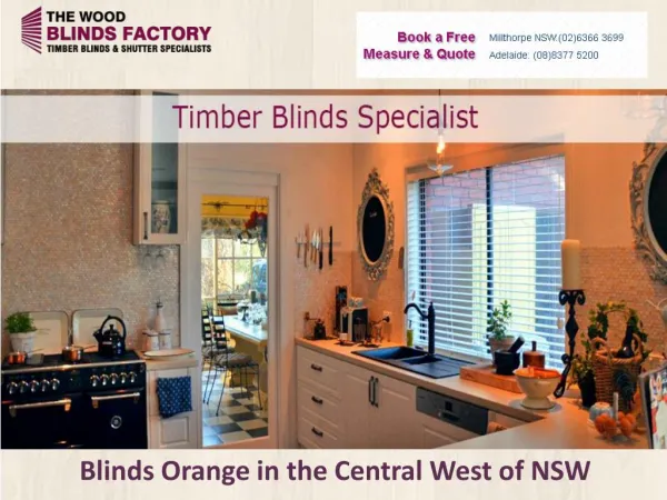 Blinds Orange in the Central West of NSW