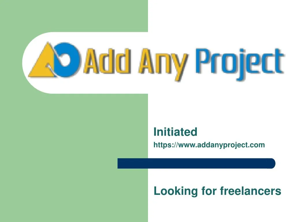 initiated https www addanyproject com