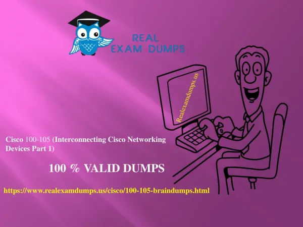 Prepare Cisco 100-105 Exam - with 100% Passing Guarantee