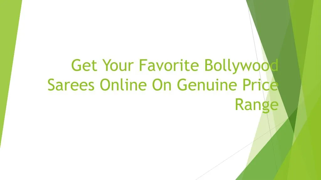 get your favorite bollywood sarees online on genuine price range