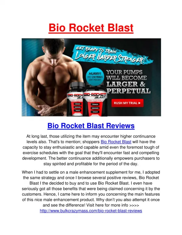 Bio Rocket Blast