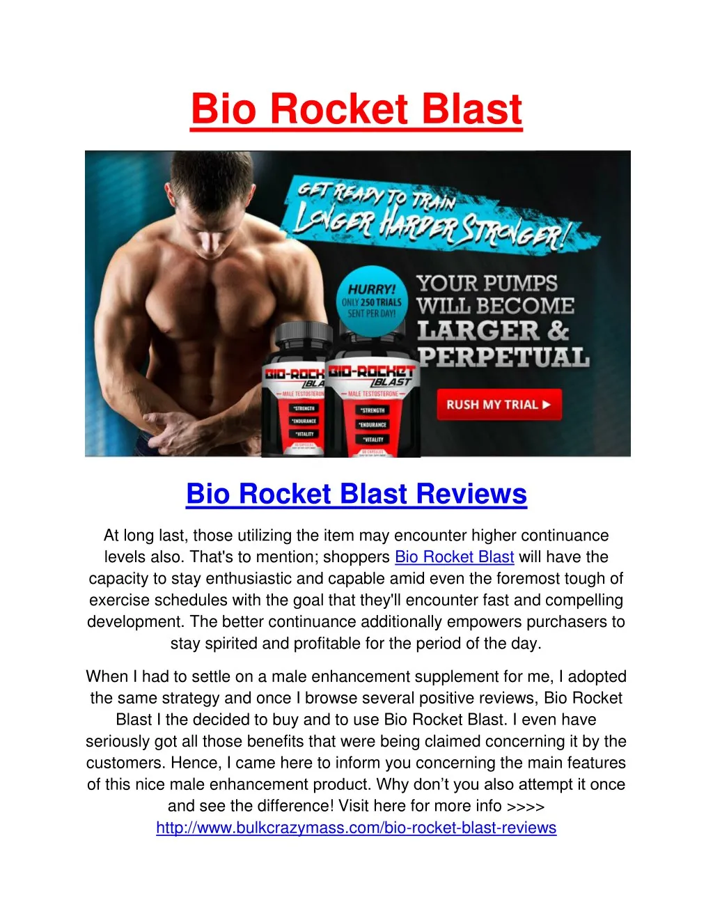 bio rocket blast