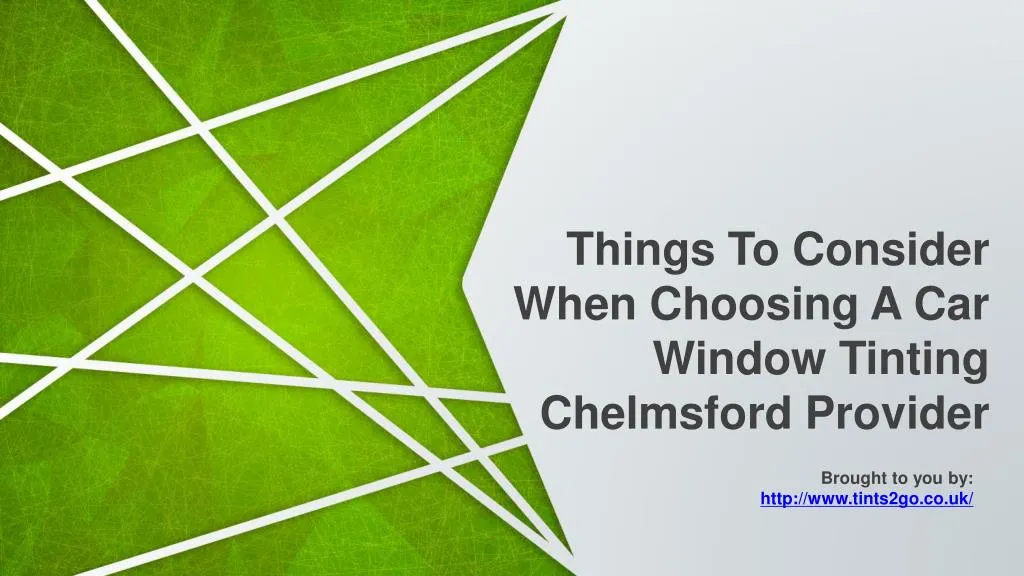 things to consider when choosing a car window