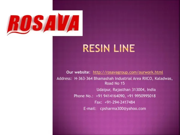 Resin Line