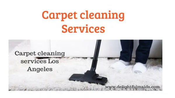 Carpet cleaning Services | Delightfulmaids