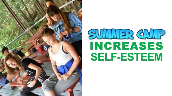 Summer Camp Increases Self-Esteem
