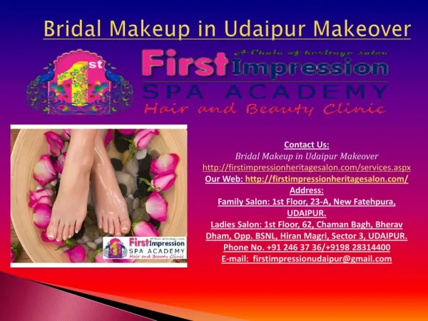 Bridal Makeup in Udaipur makeover