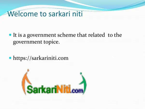 Sarkari Niti | Pradhan Mantri Yojana | Gov Schemes | Sarkari Naukri