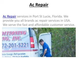 Ac Repair - slide 1