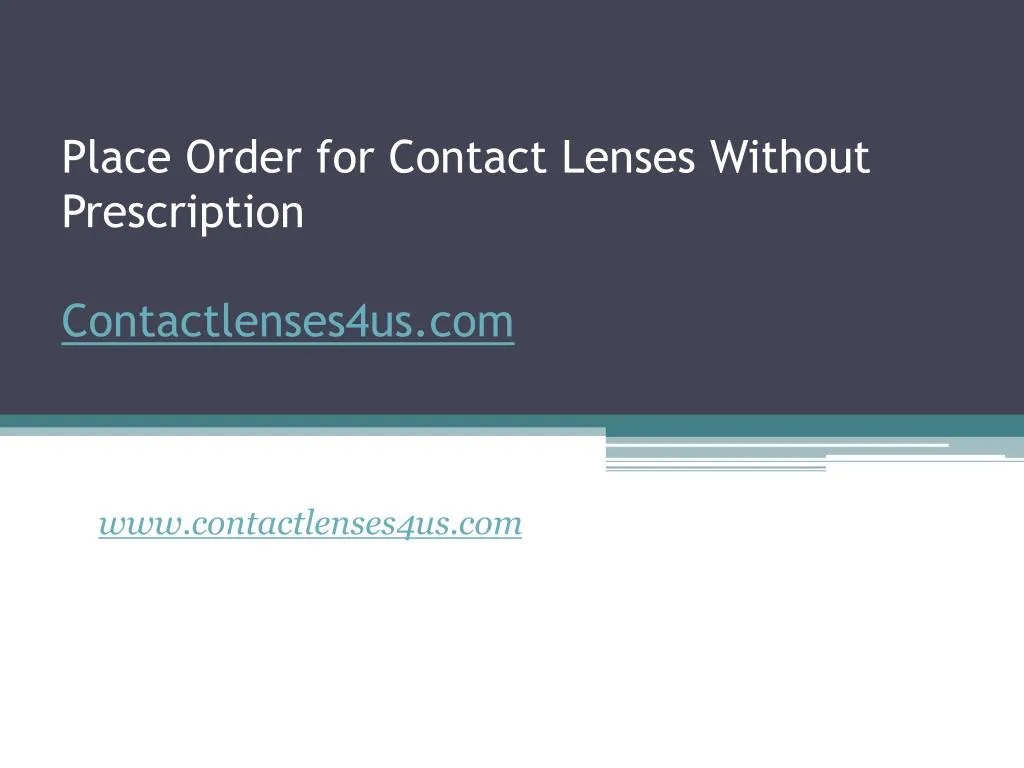 place order for contact lenses without prescription contactlenses4us com