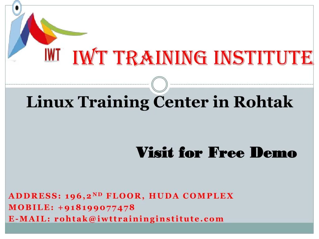 iwt training institute
