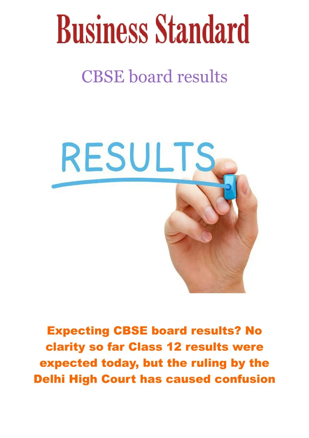 cbse board results