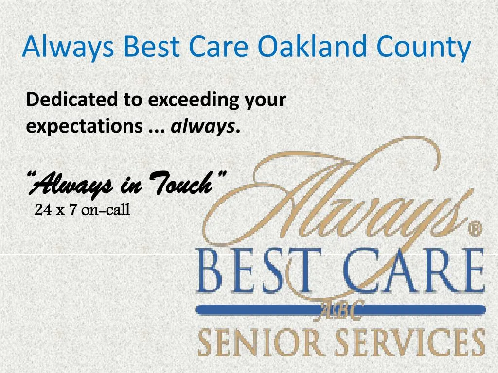 always best care oakland county