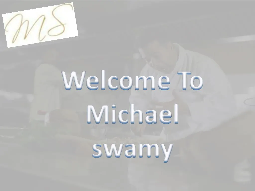 welcome to michael swamy